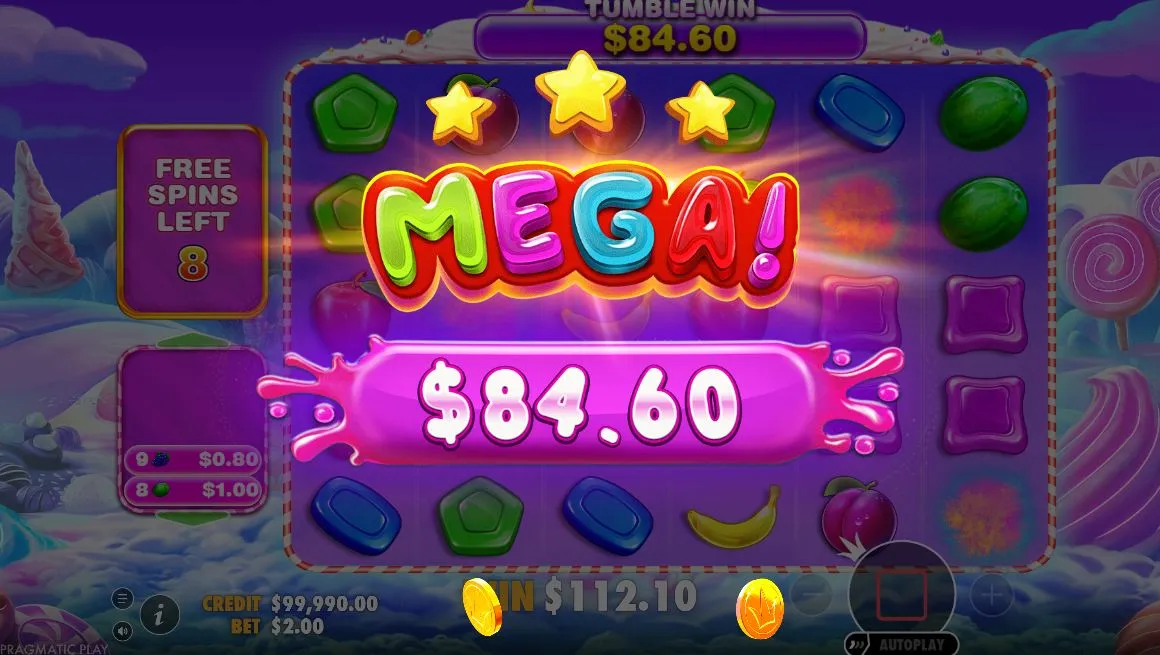 Spillets mekanikker — Tumble Feature, Free Spins og multiplier-bomber